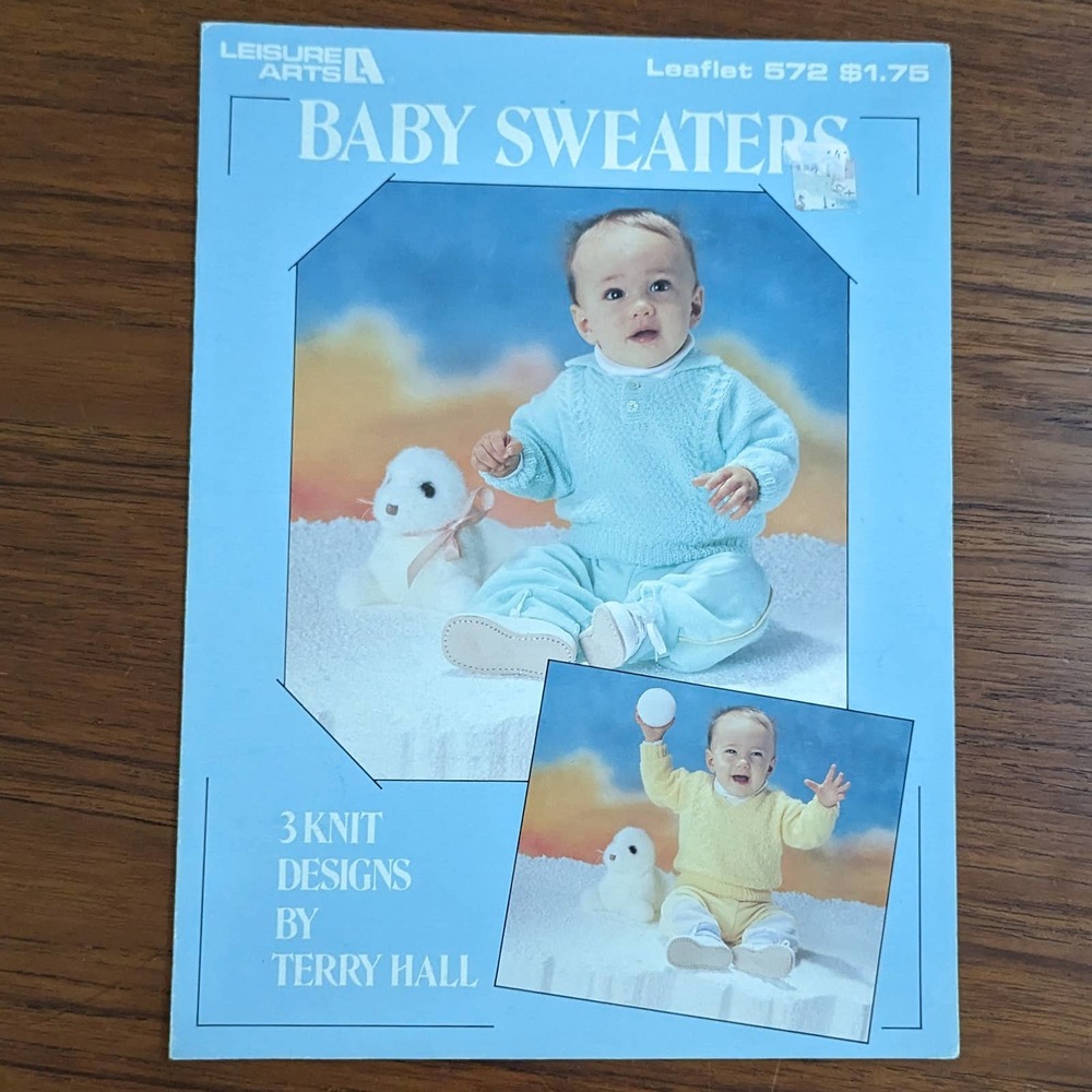 Baby Sweaters Knitting Pattern Pamphlet 1987